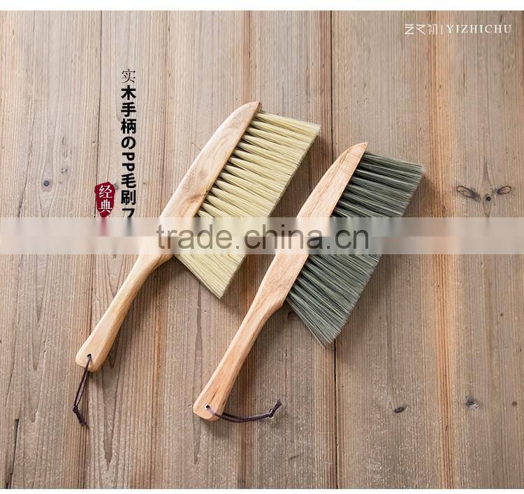 wood handle plastic cleaning home brush