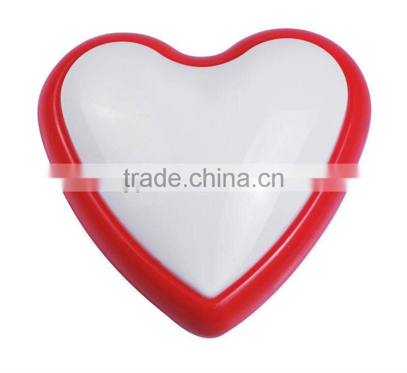 heart shaped sensitive led touch lamp light