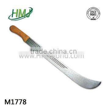 Carbon steel farming survival machete with plastic handle for sale