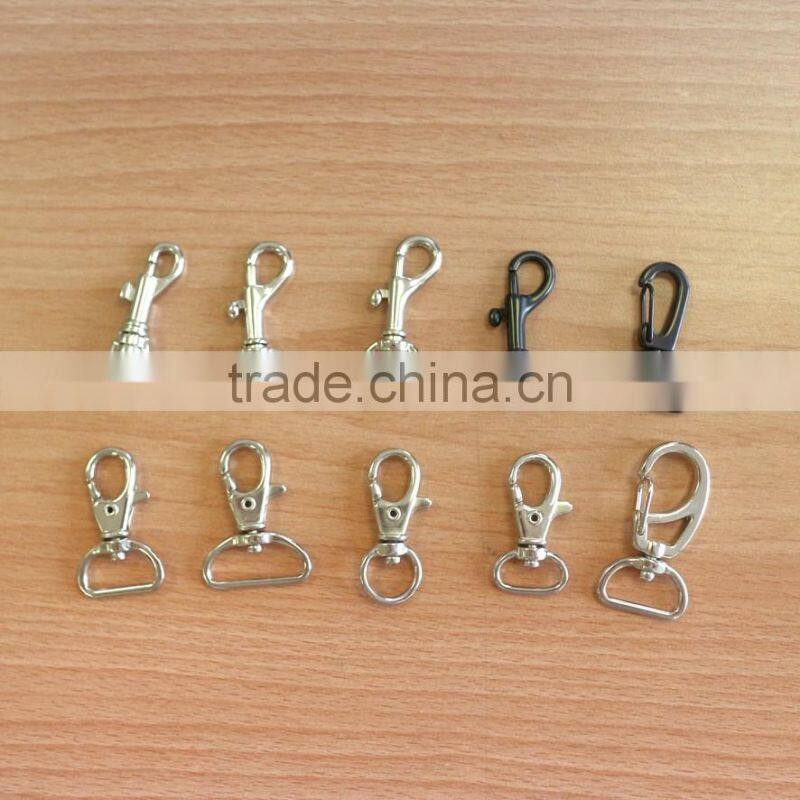 Casted Zinc Alloy Swivel Metal Snap Hook with Rounded Eye