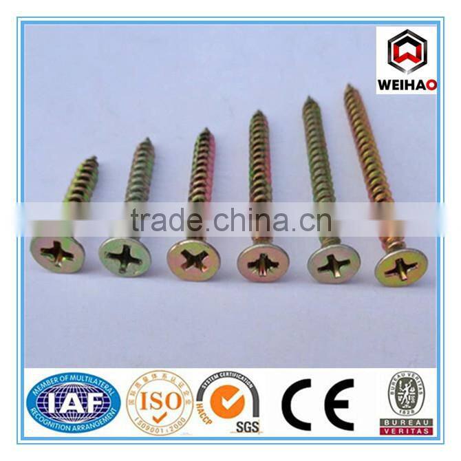 High quality Zinc plated screw wood