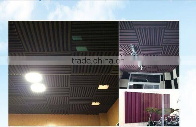 China Factory Cheap Price Polyester Fiber High Density Soundproofing Acoustic Foam Panels