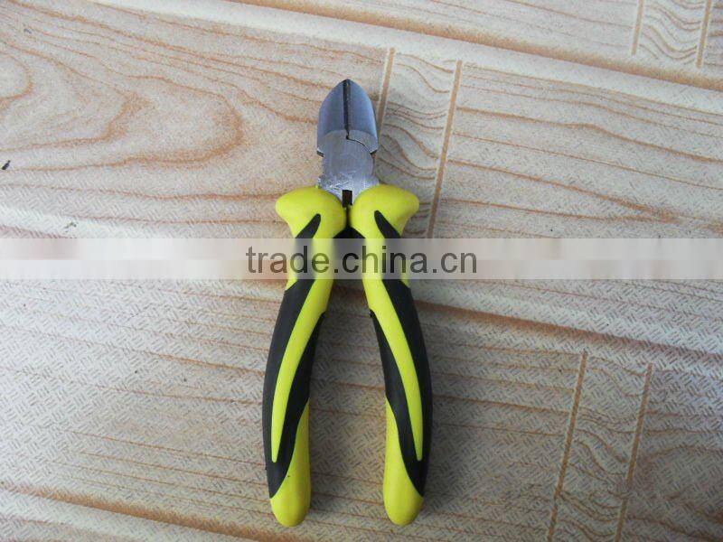 YF429 Fine polished high quality pliers with new style double color handle