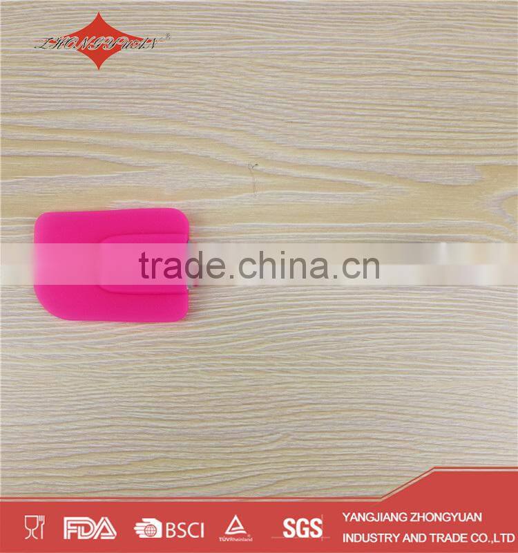 solid color silicone spatula for bakery tools