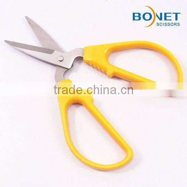 S39204P1 4-3/4" best utility color plastic handle home threading hair scissors
