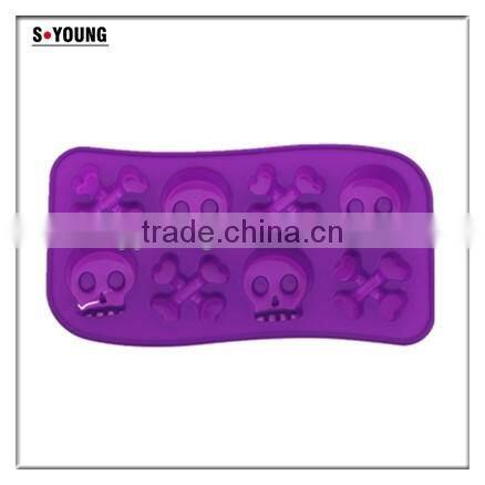 10116human skeleton halloween silicone mould