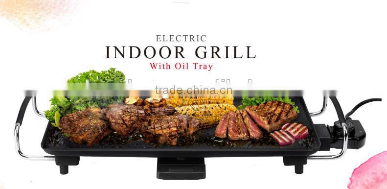 Electric indoor flat plate pancake griddle