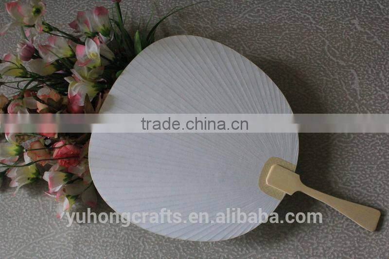 Custom printed round wholesale Japanese personalized hand fan