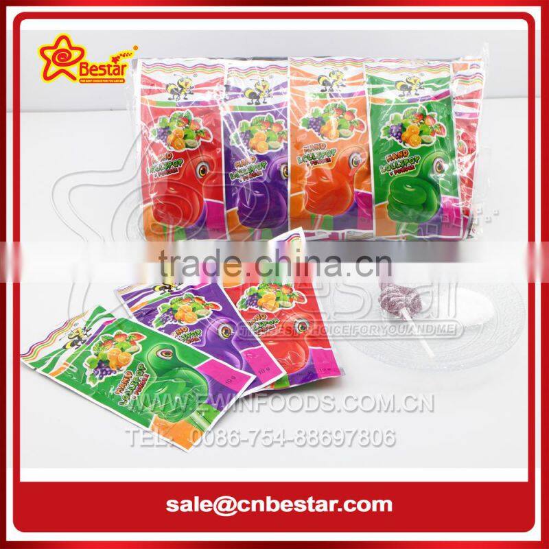 Funny Baby Bottle Tongue Lollipop With Sour Powder Candy