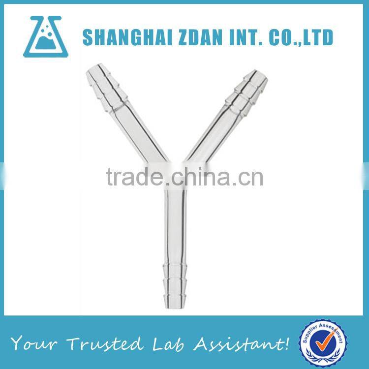 High Borosilicate 3.3 Scientific Glass Tube ,Y Shaped Connecting Tube