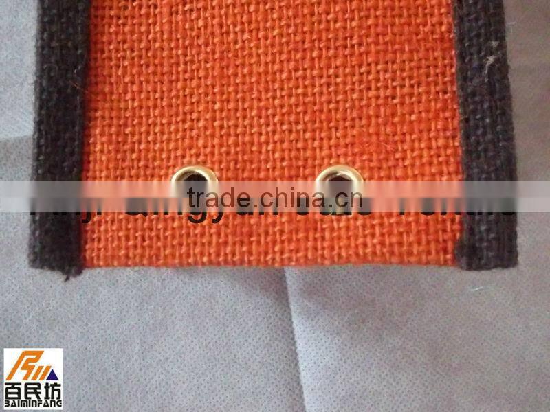 wine bags importer 10*10*35cm dyed color 100% jute made in China