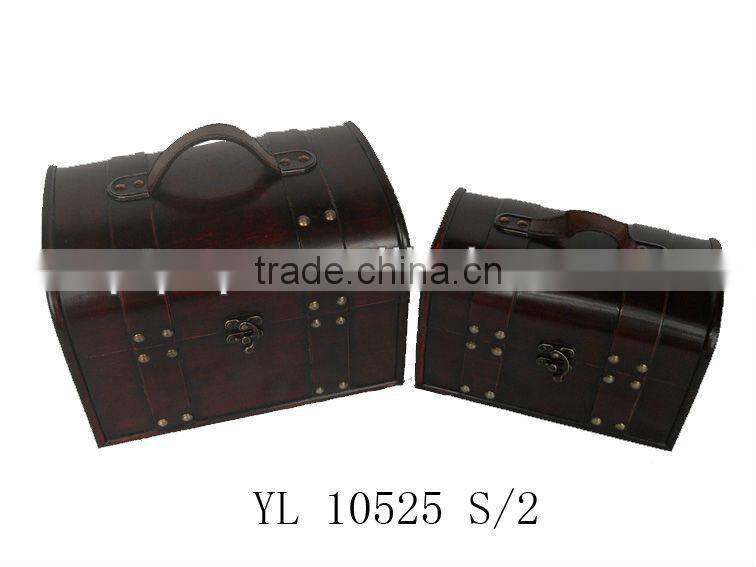 Antique Wood Storage Box YL9626