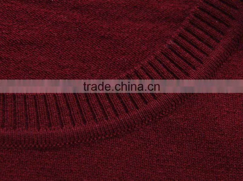 latest desgin mens woolen warm slim knit sweater