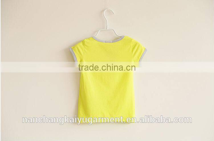 High quality wholesale cheapest Kids blank 100% cotton T shirt