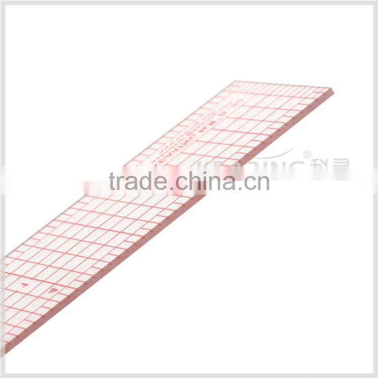 Kearing Multi Purpose 1''*6" inch Garment ruler sandwich line Printing Fashion Design Rulers#B50