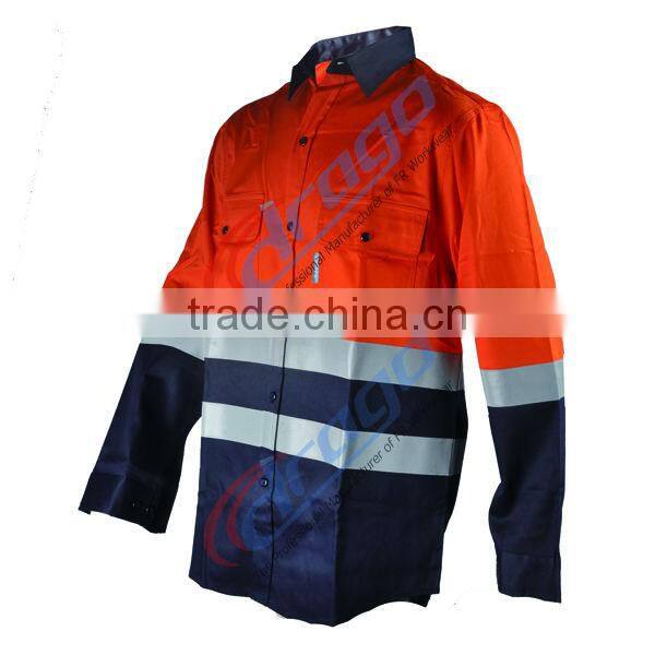 Aramid fire resistant shirt for Oil Field