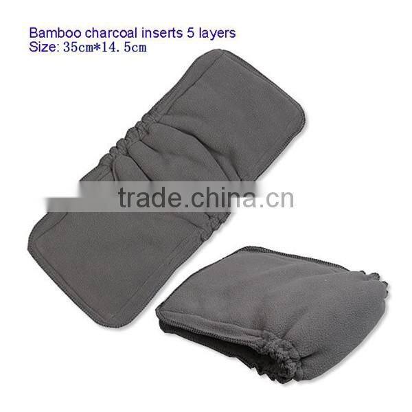 Factory,Custom design,New style Bamboo Carbon Insert With Double Gusset