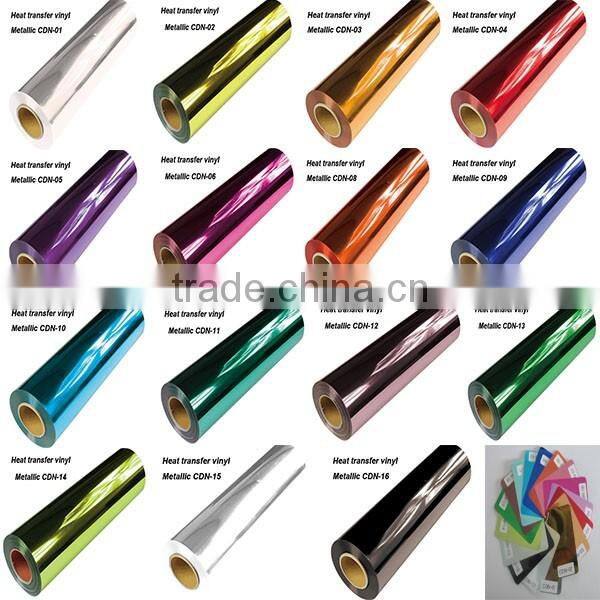 Garment Fashion Heat Transfer Vinyl - Metallic