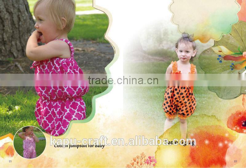 New arrival high quality 100%cotton ruffle bloomers for baby girls