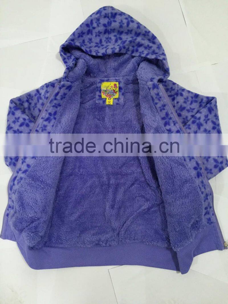 High quality OEM children apparel winter casual coat