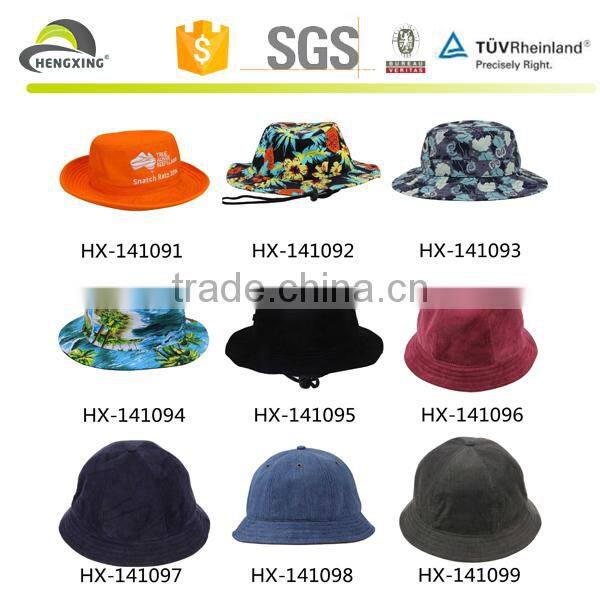 Men's Outdoor Bush Caps Camo Bucket Fishing Hats