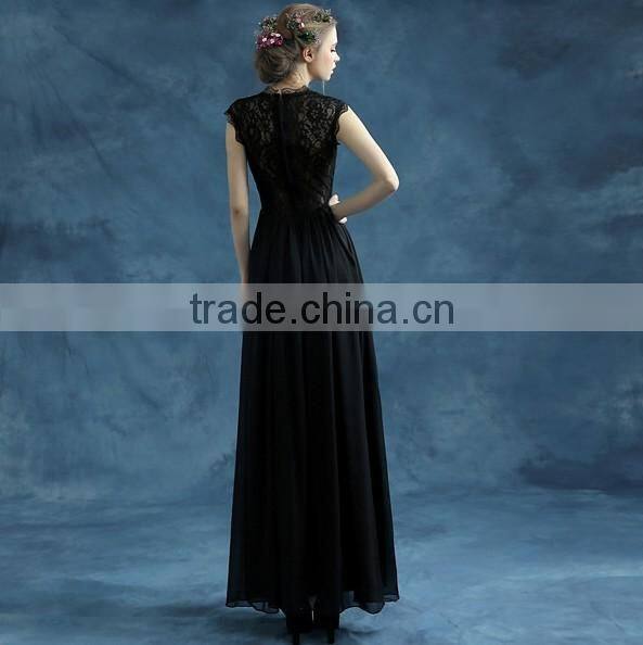 sexy transparent black party dress evening traditional dresses