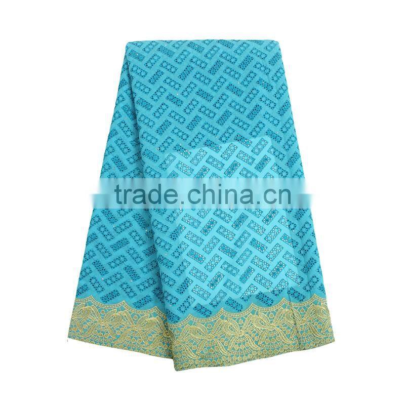 High Quality 100 Cotton Swiss Voile Lace African Lace Fabric 2017