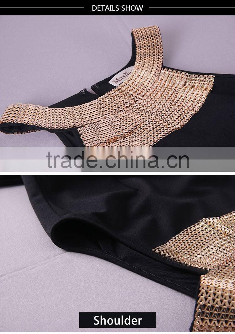 guangzhou china suppliers great design high quality elegant sleeveless evening dress 2017