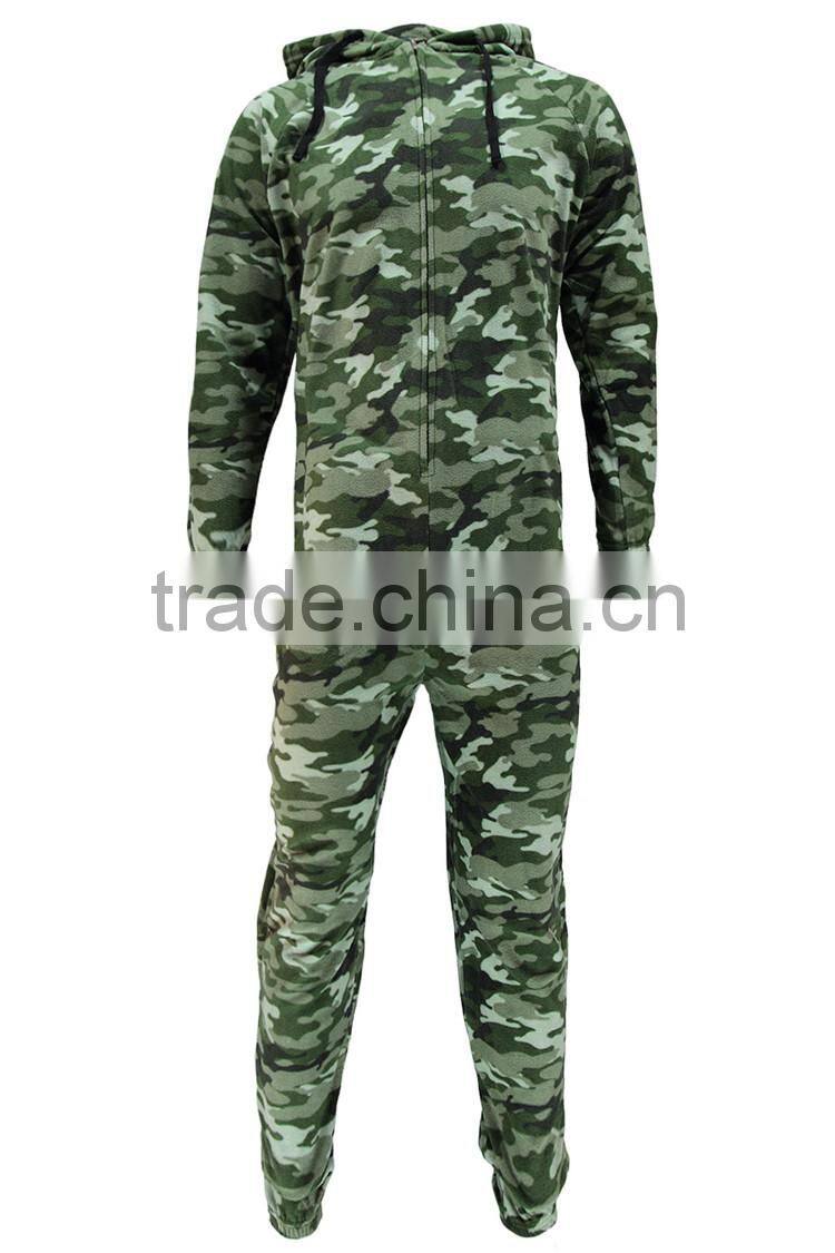 PA0044A hot sale supersoft camo onesie adult 100 cotton