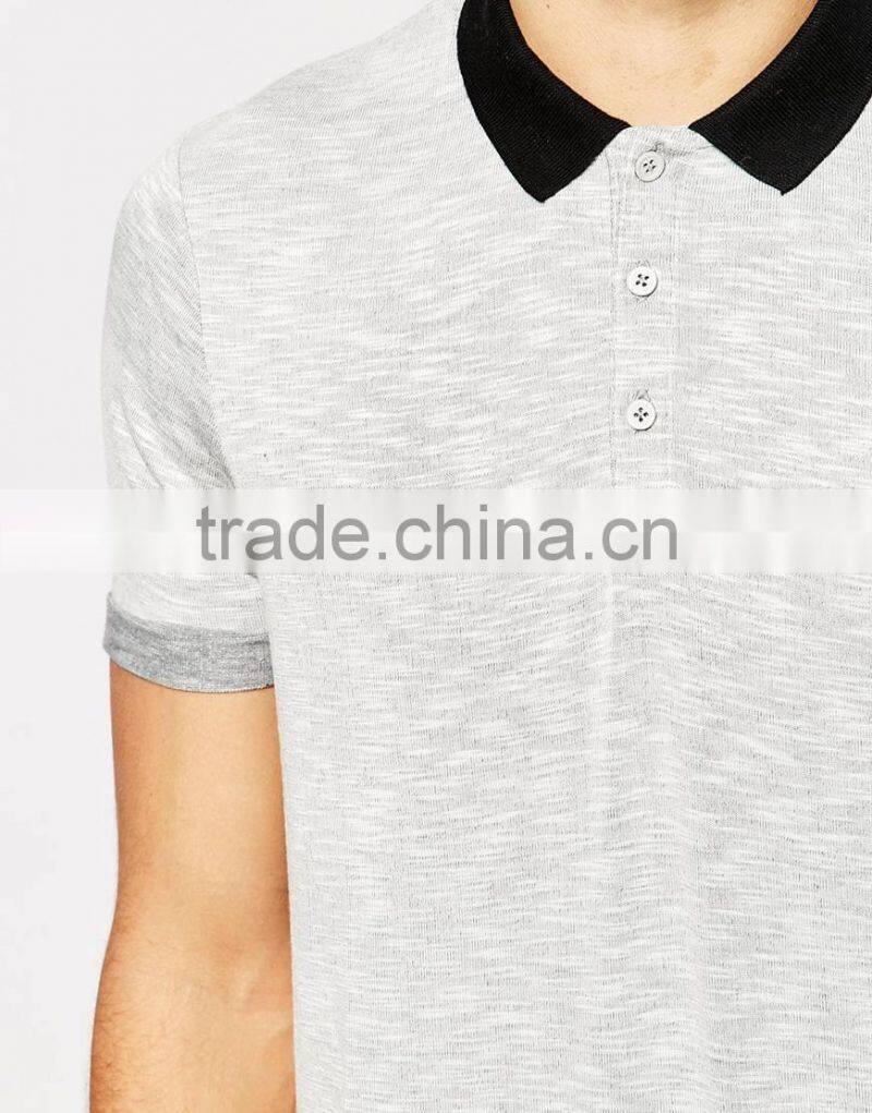 Custom men's loose knit polo shirt wholesale China factory polo shirt cheap wholesale polo shirt factory
