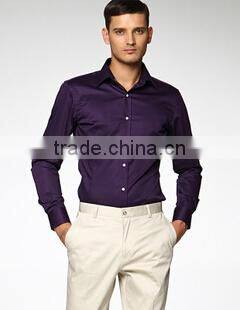 New design 100% cotton men dress shirt