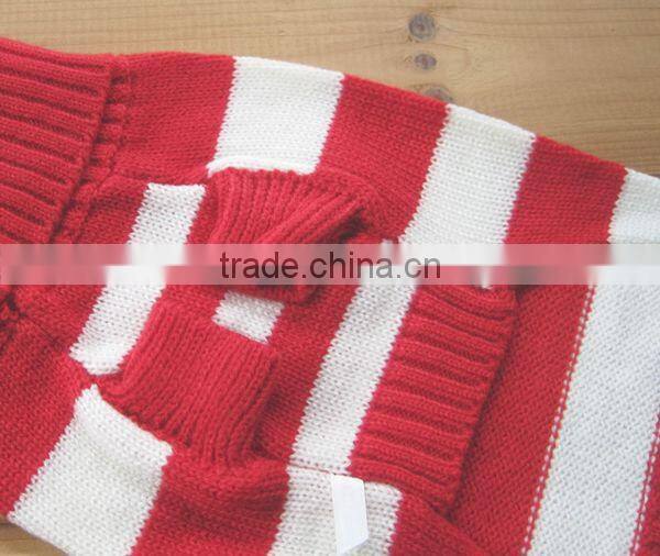 Turn Down Collar Knitting Patterns for Dog Clothes Sweater