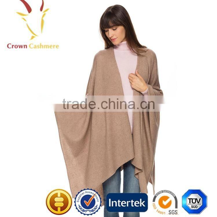 Women Handmade Wool Cashmere Scarf Shawl Poncho