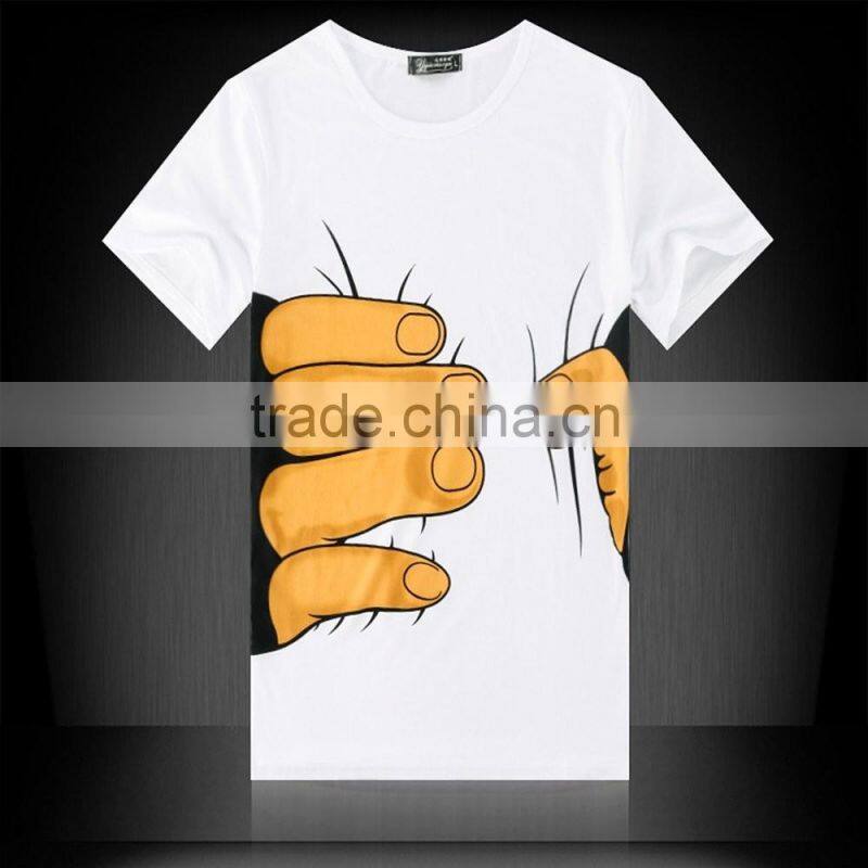 Fancy custom printing design t-shirts for couple