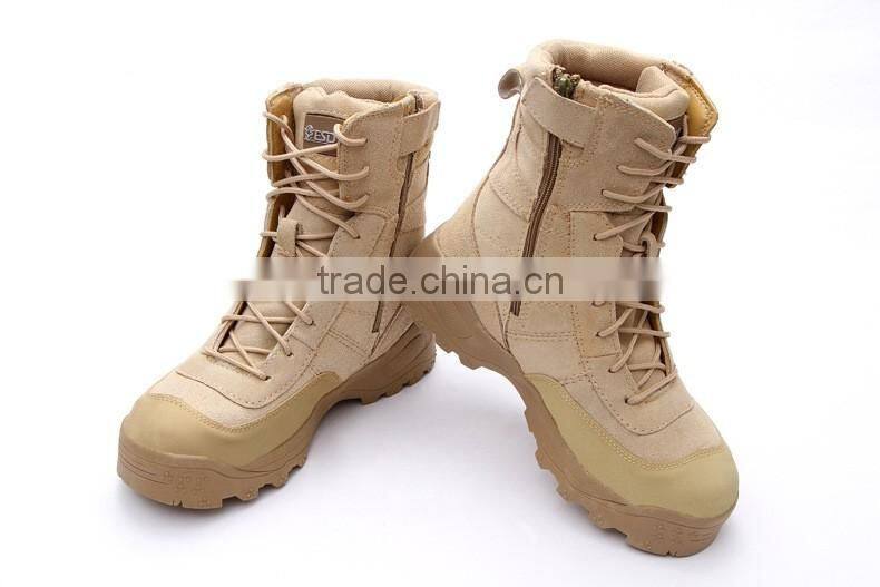 military boot2016 Brand military boots men desert ankle boots genuine leather tactical boots footwear Army outdoor boots