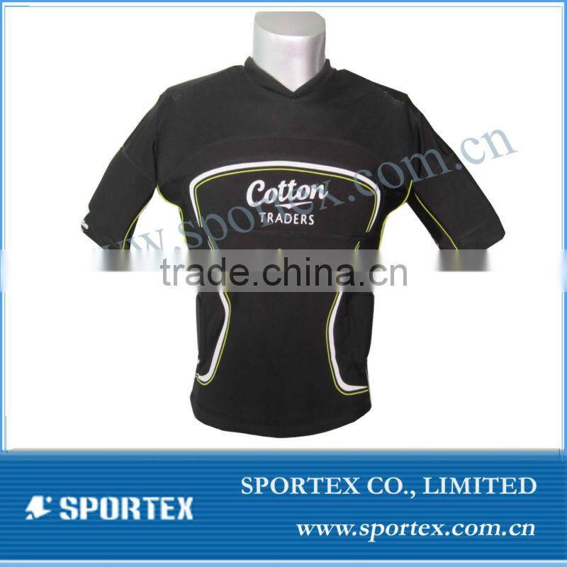 2013 Mens Dry fit Protective Rugby Wear/Chest Guard Football Wear/Rugby Sport Top