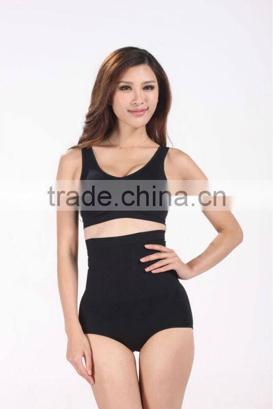 Yiwu factory directly clothing wholesale 2013 women seamless waist training corsets nylon yarn genie bra sets