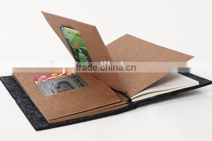 Paper storage for planner customizable size insert pocket bill/card storage bag