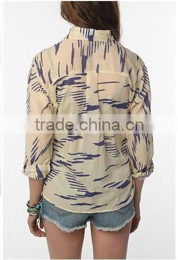 fashion sexy young women's see through shirts