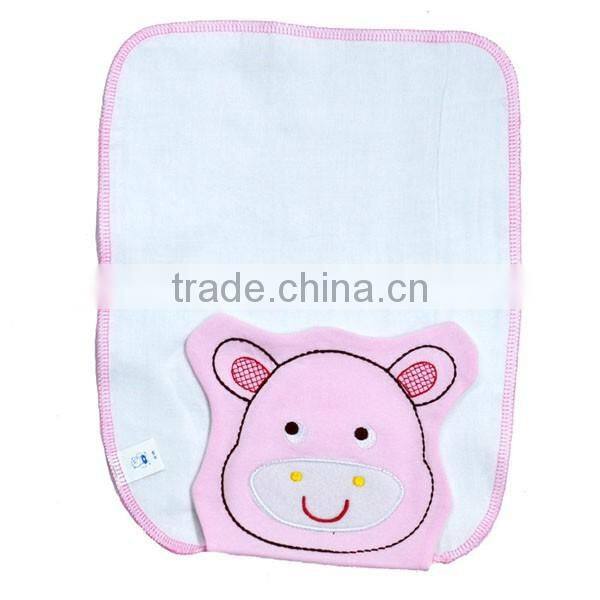 wholesale Lovely baby sweat-absordent towel 100% cotton