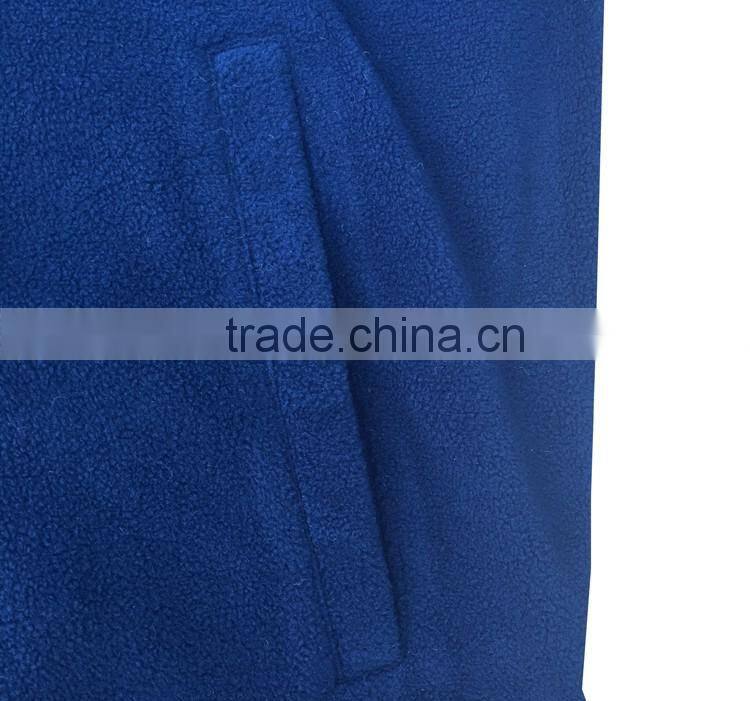 Cheap outdoor knitted wear polar fleece varsity jacket