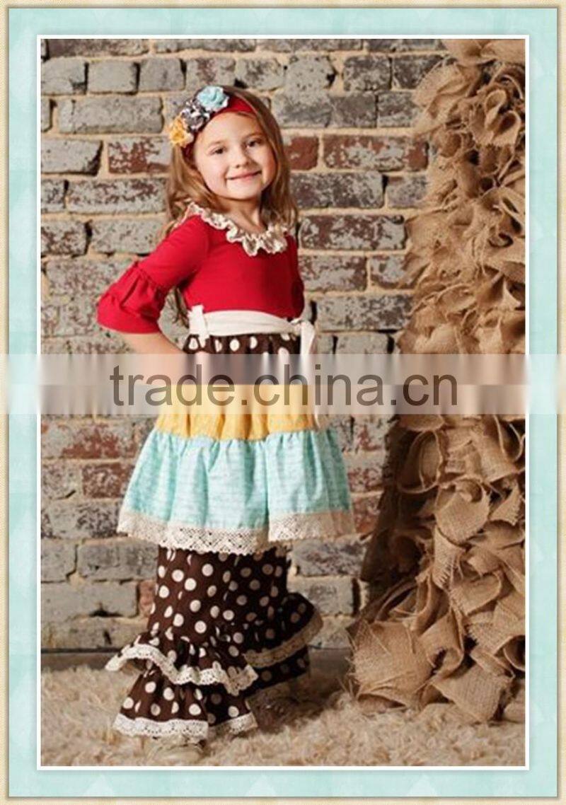 valentine polka dot owl sets boutique girl clothing conice kids outfits cheap baby girl clothes sets