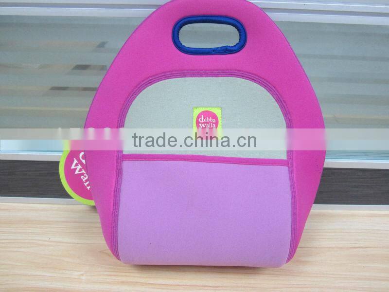 GR-W0066 fashional wholesale neoprene lunch bag for kid