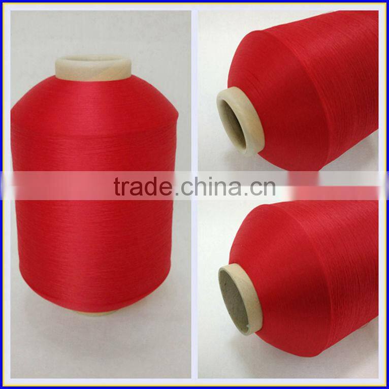 50D/130TPM Dyed Polyester Weft Yarn