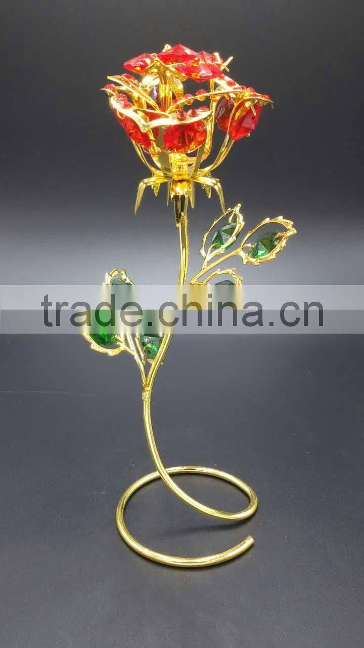 crystal rose for wedding