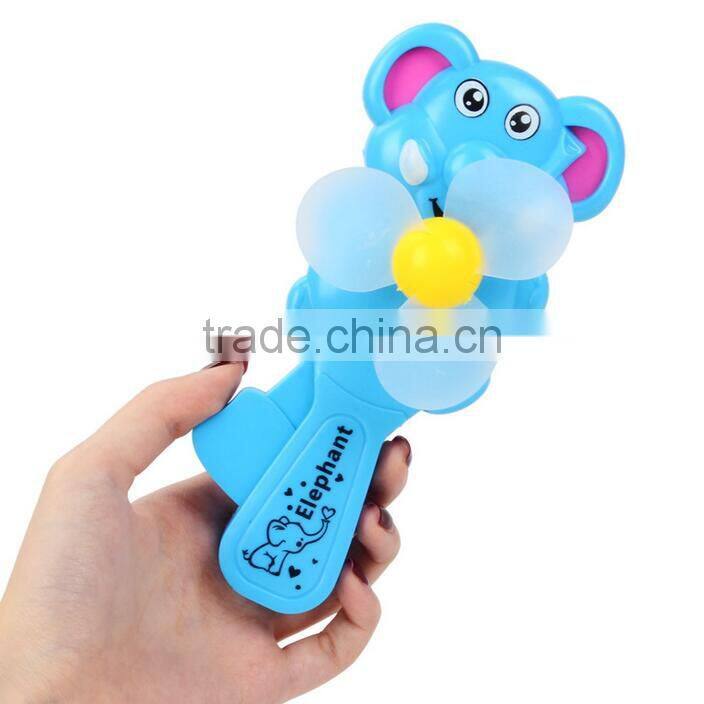 summer Children's portable cartoon hand press fan creative mini hand-held manual fans promotional gifts for kids