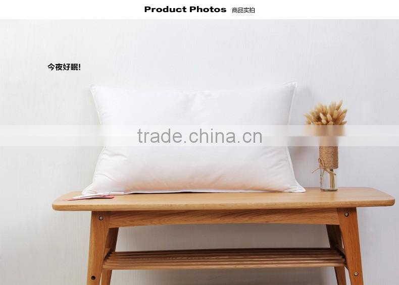 High Quality Super Soft Filling White Goose Down and Feather Pillow Supplier's Choice