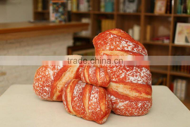 Creative simulational plush bread shape pillow funny food nap pillow and cushion kids toy birthday gift for children