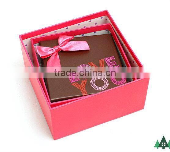 Romantic Valentine's Day Gift Box with Printed "Love You" ,Birthday Party Gift Box Manufacturer