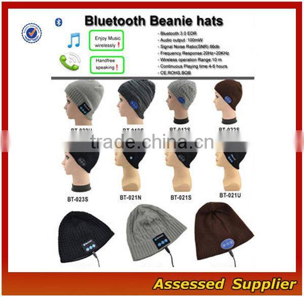 XJ01125/2015 Talking Keep Warm Music Beanie Hat